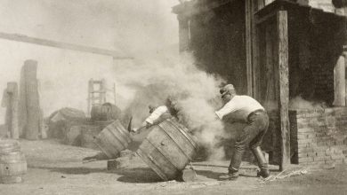 Práce v pivovaru ve Velkém Březně, 1888