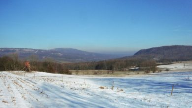 05 – výhledy z Liščího kopce na Děčínský Sněžník a Výrovnu