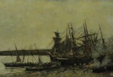 Camaret.Zátoka.Odliv, 1871